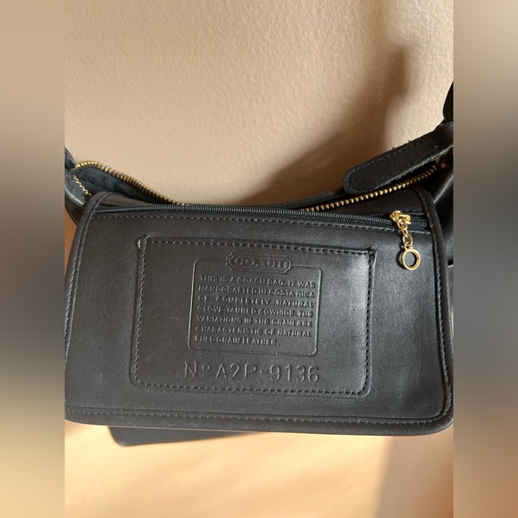 2002 Vintage Coach Legacy Small Pocket Zip Crossbody Shoulder Bag - Picture 9 of 10